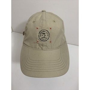 Panama City Beach Hat Cap Strapback Adult One Size Beige Marco Destin